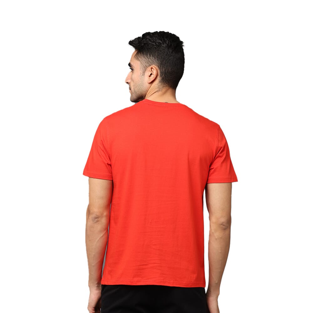 Greys&Blues Pima Round neck T-Shirt-Red